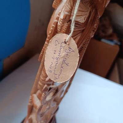 HAND CARVED HINDU LORD KRISHNA, REPRESENTING LOVE, COMPASSION AND WISDOM
