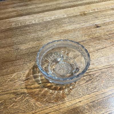 Footed Berry Bowls EAPG By Indiana Glass Co Set of 10 (K)