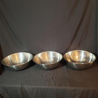 Stainless Steel Mixing Bowls and Stock Pots (K-KD)