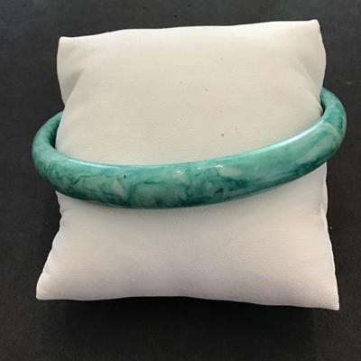 Large blue bangle
