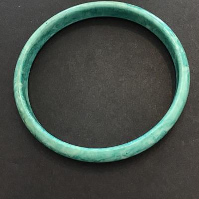Large blue bangle