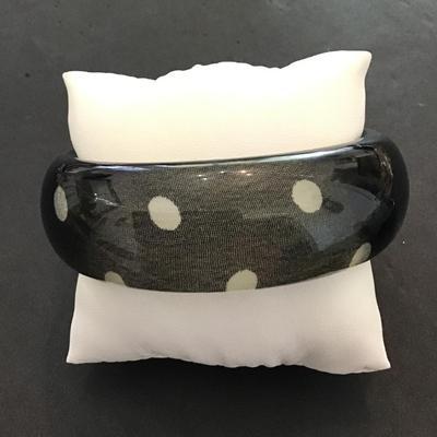 Polkadot bangle bracelet