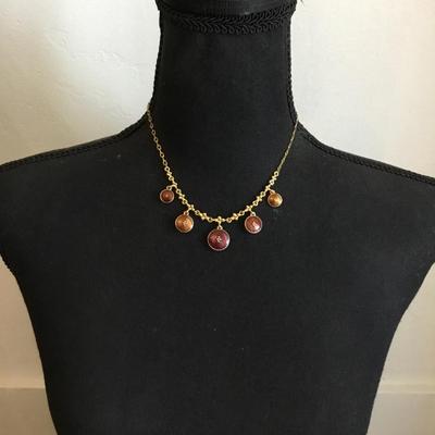 Beautiful vintage Napier enamel button dangle necklace. Very nice very beautiful.