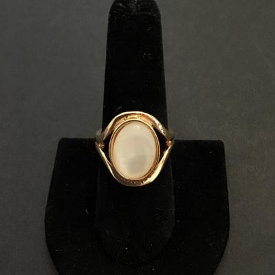 Faux stone ring
