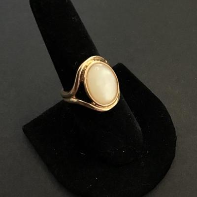 Faux stone ring