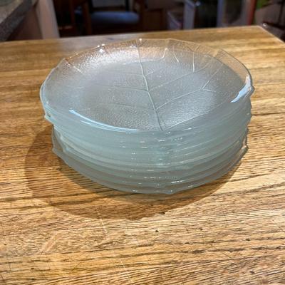 Arcoroc Aspen Pattern Salad Plates Set of 10 (K)