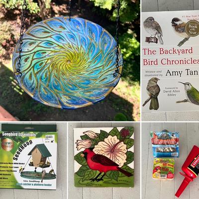 Bird Lovers Lot - Shepherds Hook, Bird Baths & More (SR-RG)