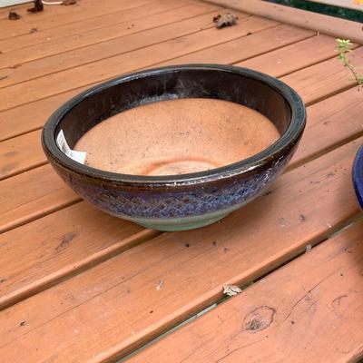 Cobalt Blue Glazed Pots With Plants & More (SR-RG)