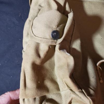 WWII Musette Bags, Canteen Cover and Binoculars (LR-KD)