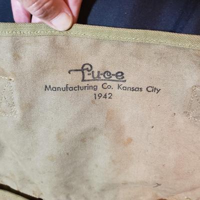 WWII Musette Bags, Canteen Cover and Binoculars (LR-KD)