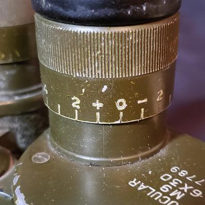WWII Musette Bags, Canteen Cover and Binoculars (LR-KD)