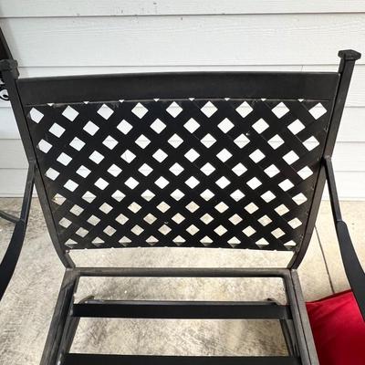 Set of Four Spring Motion Patio Chairs (SR-RG)