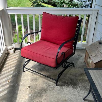 Set of Four Spring Motion Patio Chairs (SR-RG)