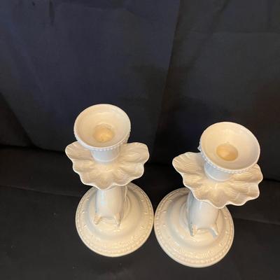 Leedsware Creamware Pottery Dishes (DR-MG)