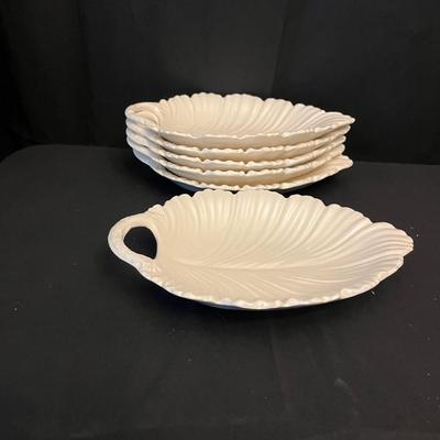 Leedsware Creamware Pottery Dishes (DR-MG)