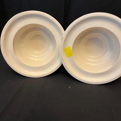 Leedsware Creamware Pottery Dishes (DR-MG)