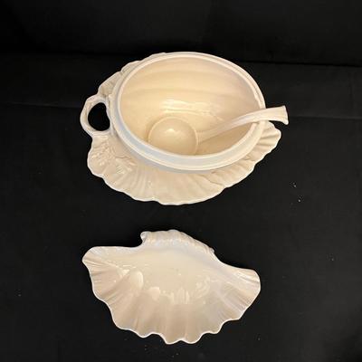 Leedsware Creamware Pottery Dishes (DR-MG)