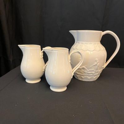 Leedsware Creamware Pottery Dishes (DR-MG)