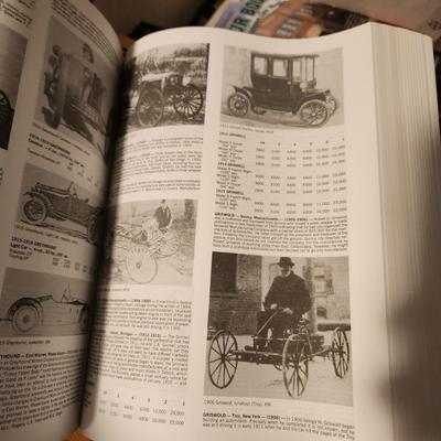 Box lot of Cars Books Paper Maps The Packard Story