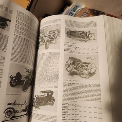 Box lot of Cars Books Paper Maps The Packard Story