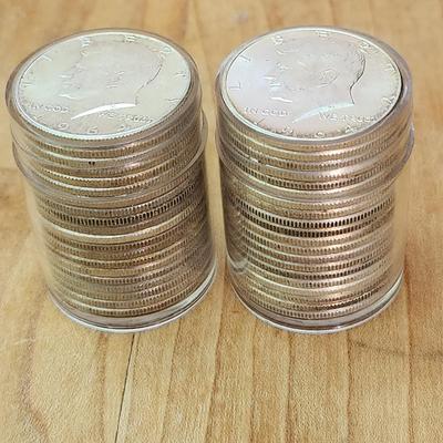 40 1964 Silver Kennedy Half Dollar Coins .50 lot 340
