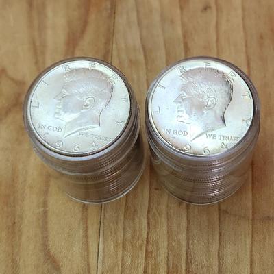 40 1964 Silver Kennedy Half Dollar Coins .50 lot 340