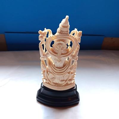 VERY DETAILED, HAND CARVED HINDU GODDESS