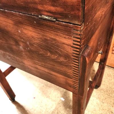 Lot #88 1920's/30's Rolling Office Files Cabinet - "Weis" company
