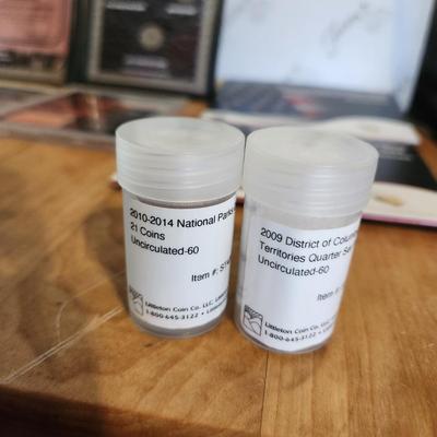 Lot of Collectable United State Coins Sets Buffalo Nickel ,Quarters, Mint UNC Sets