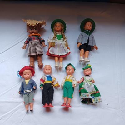 VINTAGE DOLLS FROM FOREIGN COUNTRIES