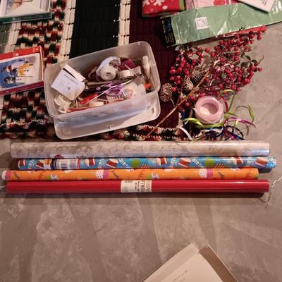 HANDMADE KNIT THROW BLANKET, GREETING CARDS, GIFT WRAPPING SUPPLIES