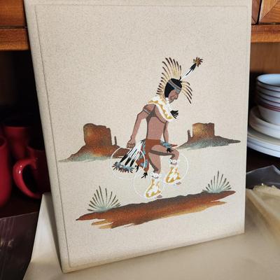 Native American Sand Painting Hoop Dancer