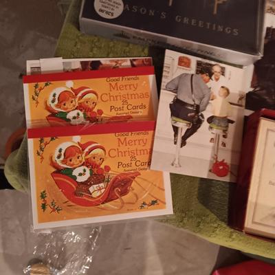 GREETING AND POSTCARDS, SMALL BOXES AND STATIONARY