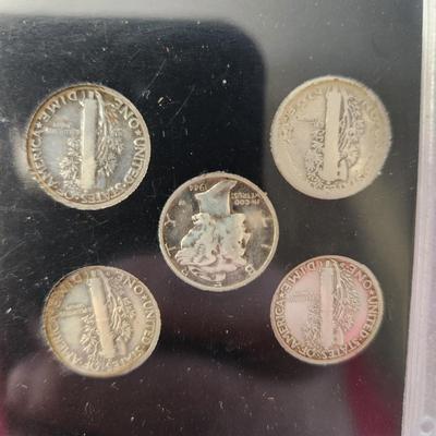 Lot of United States Collectible Coins Silver Nickels ,Dimes, Quarters, Franklin Kennedy half Dollar