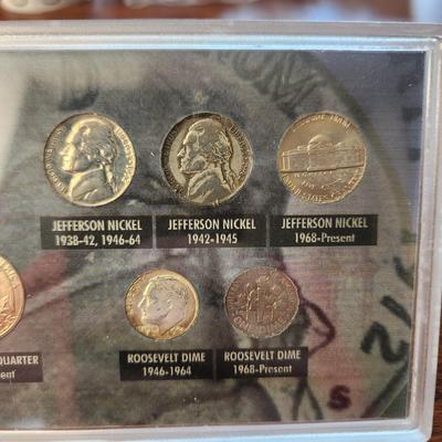 Lot of United States Collectible Coins Silver Nickels ,Dimes, Quarters, Franklin Kennedy half Dollar