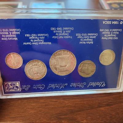 Lot of United States Collectible Coins Silver Nickels ,Dimes, Quarters, Franklin Kennedy half Dollar