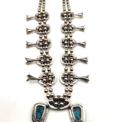 Lot #95 Vintage Goldette "Squash Blossom" Necklace