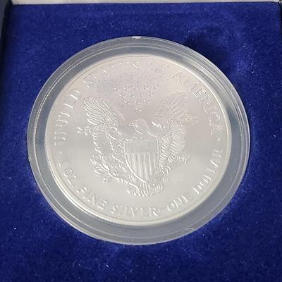 3 American Eagle Silver Dollar Coins 1 oz. Fine Silver