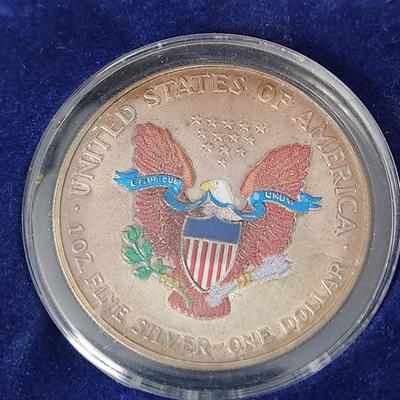 3 American Eagle Silver Dollar Coins 1 oz. Fine Silver