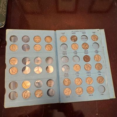 A book of Silver Nickels from 40s-60s.