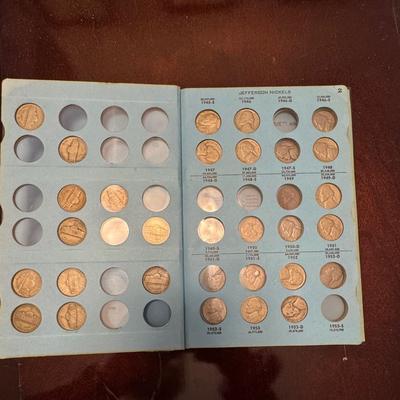 A book of Silver Nickels from 40s-60s.