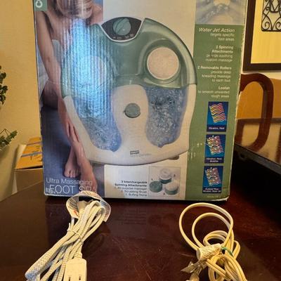 Conair ultra massaging foot spa.