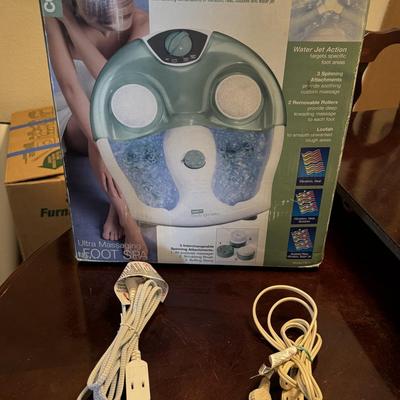 Conair ultra massaging foot spa.