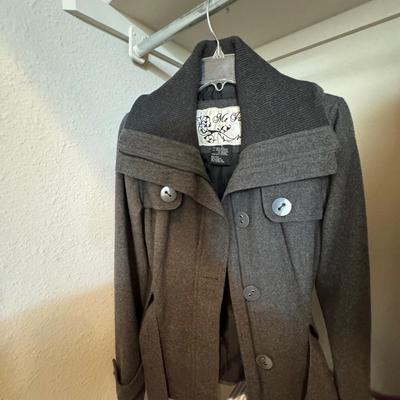 Sweatshirts and jackets sizes, Small medium, and large.
