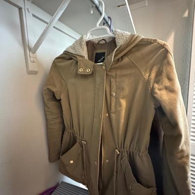 Women’s jackets sizes small and medium.