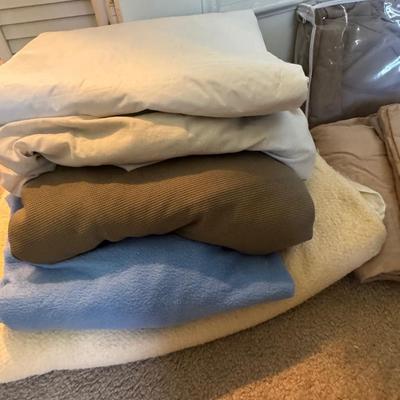 Variety of linens.