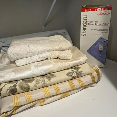 Variety of curtains.