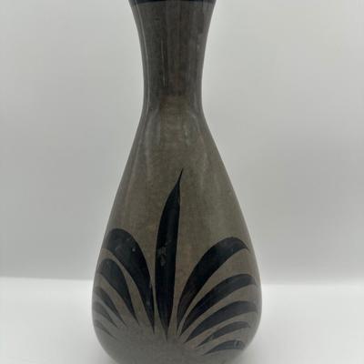 Mexican Hand Painted Pottery Vase