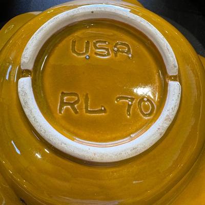 California Pottery Lazy Susan serving set