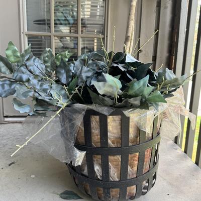 Artificial Ficus tree, a popular decorative plant for both indoor and outdoor spaces.